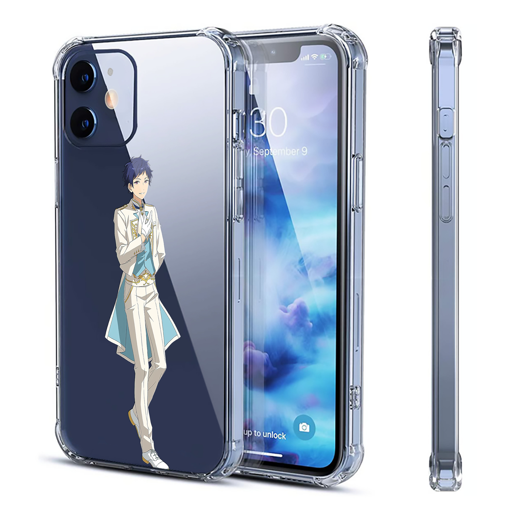 （画像用） あんさんぶるスターズ! Ensemble Stars 【iPhone 12シリーズ対応】透明スマホケース（クリアソフトケース）